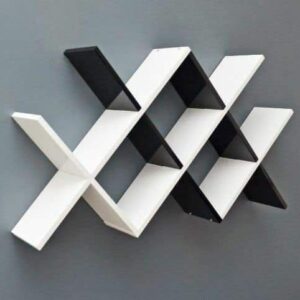 Beautiful MultiSquare Wall Rack Organizer